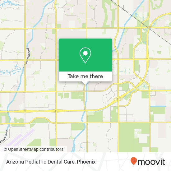 Arizona Pediatric Dental Care map