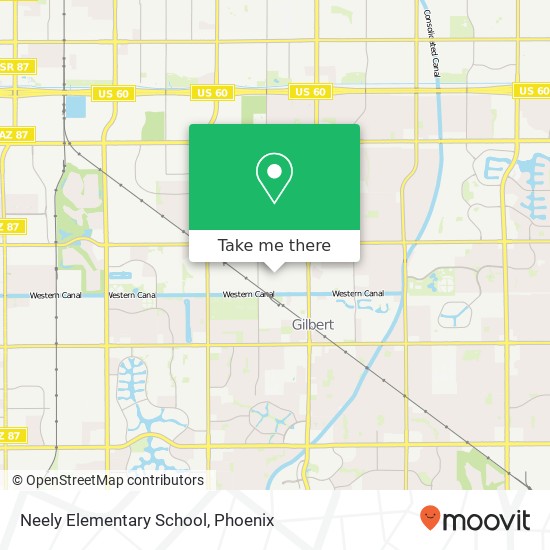 Neely Elementary School map