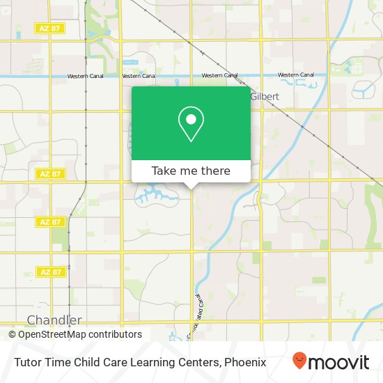 Tutor Time Child Care Learning Centers map
