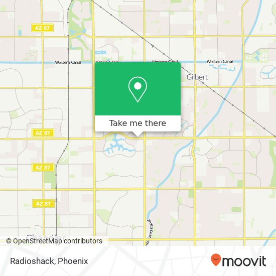 Radioshack map