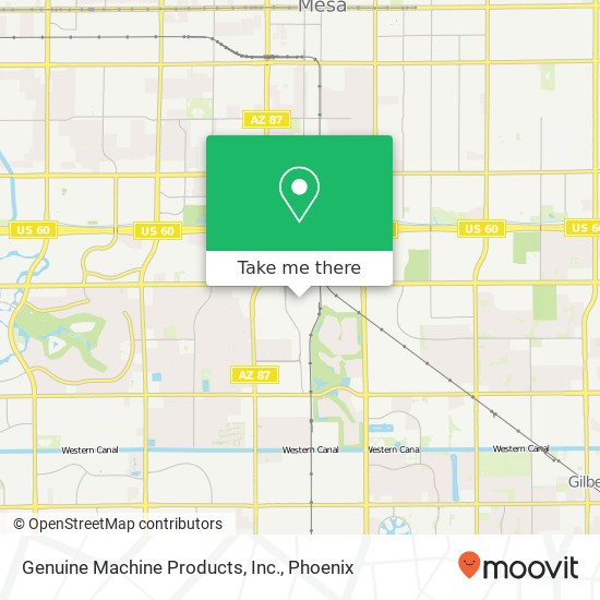 Genuine Machine Products, Inc. map