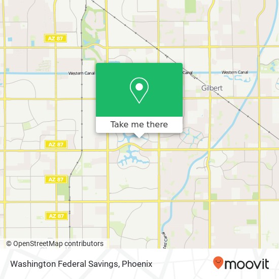 Mapa de Washington Federal Savings