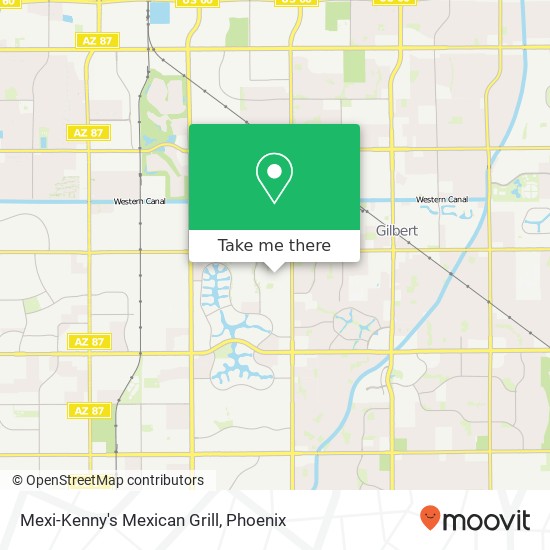 Mapa de Mexi-Kenny's Mexican Grill