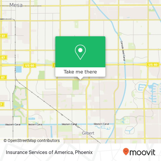 Insurance Services of America map