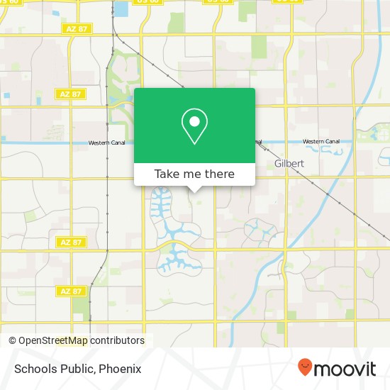 Schools Public map