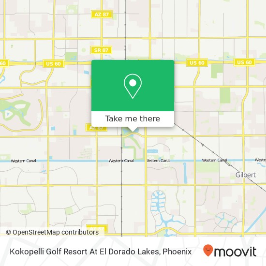 Kokopelli Golf Resort At El Dorado Lakes map