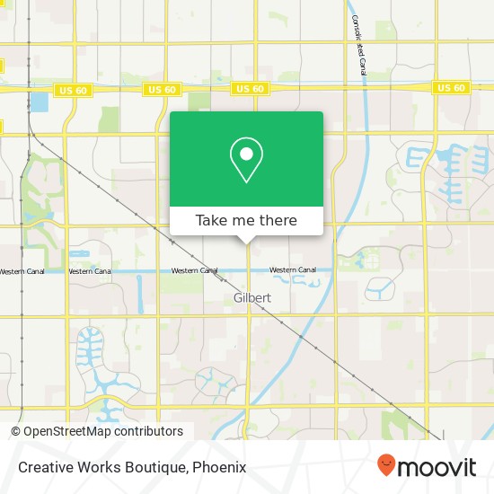 Creative Works Boutique map