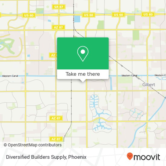 Mapa de Diversified Builders Supply