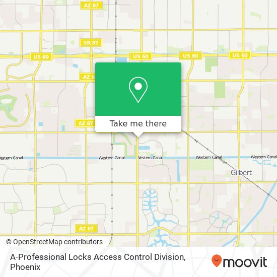 Mapa de A-Professional Locks Access Control Division