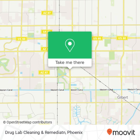 Drug Lab Cleaning & Remediatn map