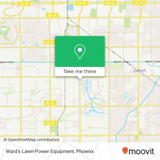 Mapa de Ward's Lawn-Power Equipment