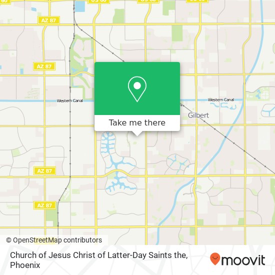 Church of Jesus Christ of Latter-Day Saints the map