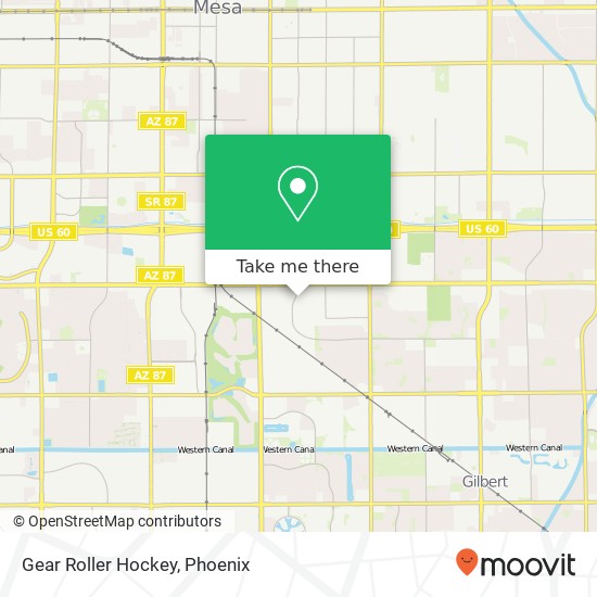 Mapa de Gear Roller Hockey