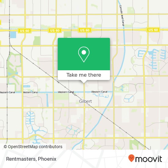 Rentmasters map