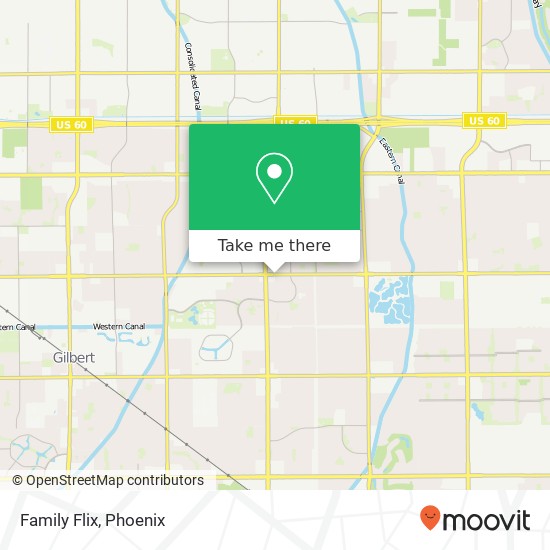 Family Flix map