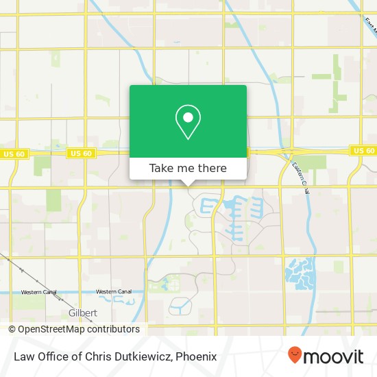 Law Office of Chris Dutkiewicz map