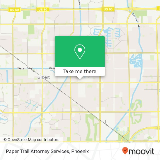 Mapa de Paper Trail Attorney Services