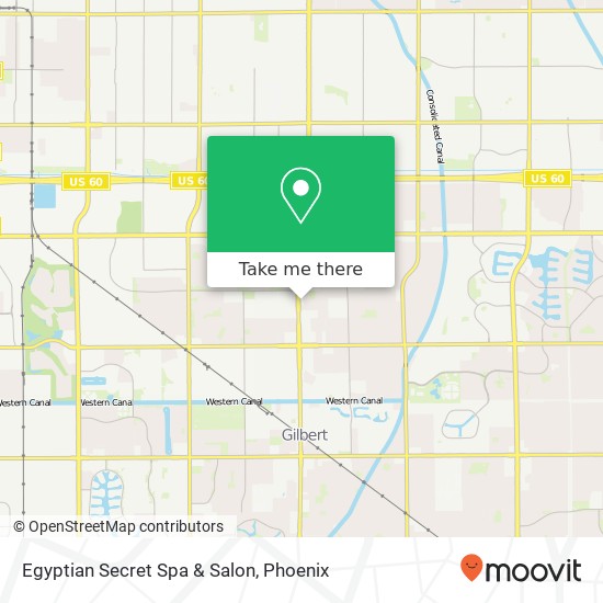 Mapa de Egyptian Secret Spa & Salon