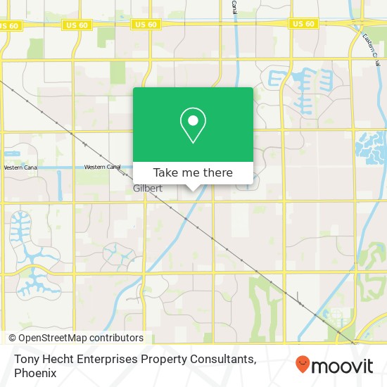 Tony Hecht Enterprises Property Consultants map