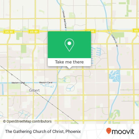 Mapa de The Gathering Church of Christ