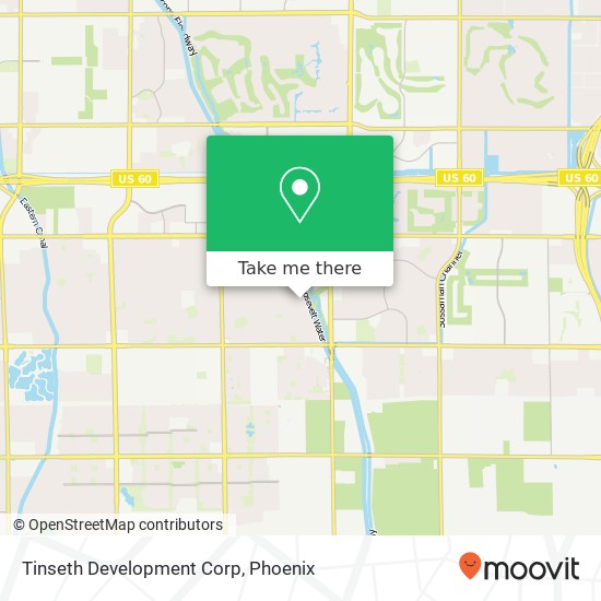 Tinseth Development Corp map