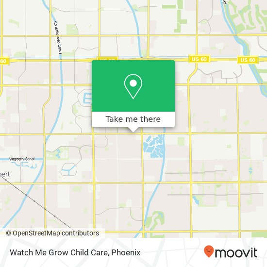 Watch Me Grow Child Care map