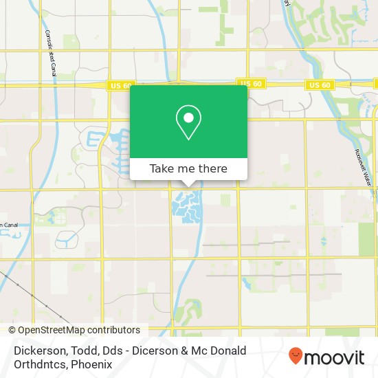 Dickerson, Todd, Dds - Dicerson & Mc Donald Orthdntcs map