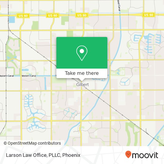 Mapa de Larson Law Office, PLLC
