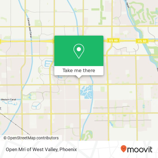 Mapa de Open Mri of West Valley