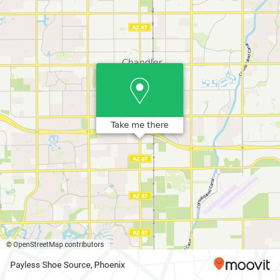 Payless Shoe Source map