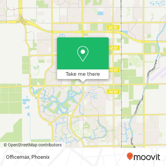 Officemax map