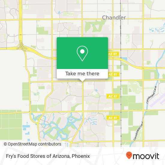 Mapa de Fry's Food Stores of Arizona