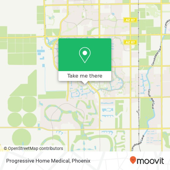 Mapa de Progressive Home Medical