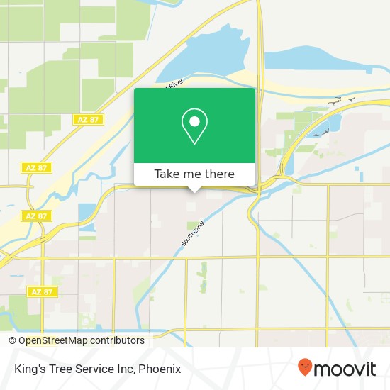 King's Tree Service Inc map