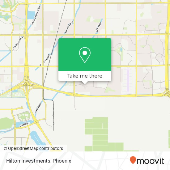 Hilton Investments map