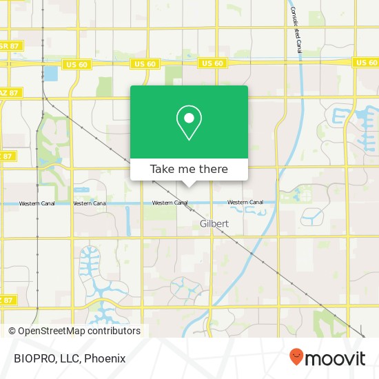 BIOPRO, LLC map