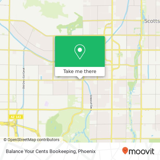 Mapa de Balance Your Cents Bookeeping