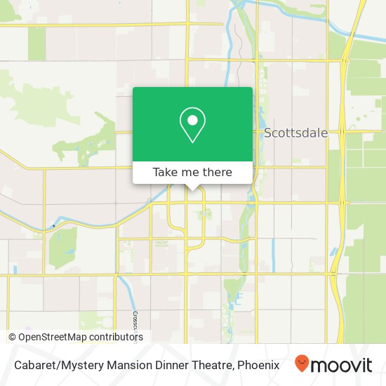 Mapa de Cabaret / Mystery Mansion Dinner Theatre