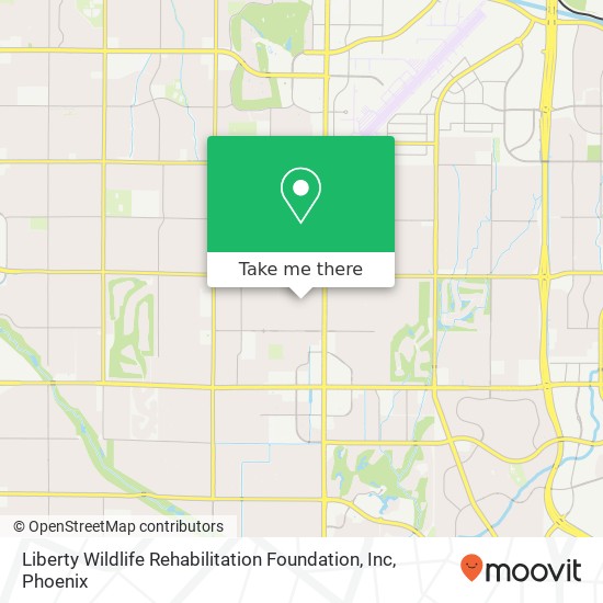 Liberty Wildlife Rehabilitation Foundation, Inc map