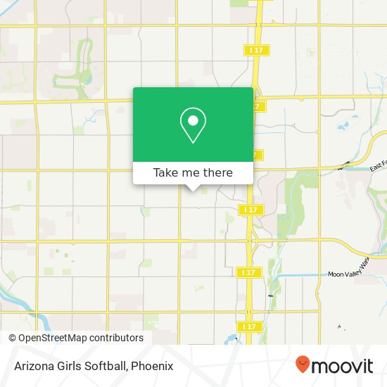 Arizona Girls Softball map