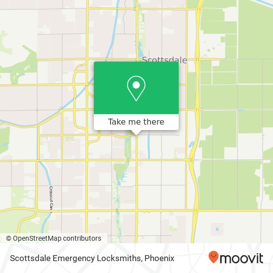 Scottsdale Emergency Locksmiths map