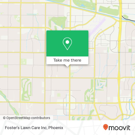 Foster's Lawn Care Inc map