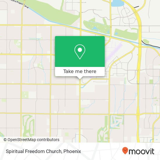 Mapa de Spiritual Freedom Church
