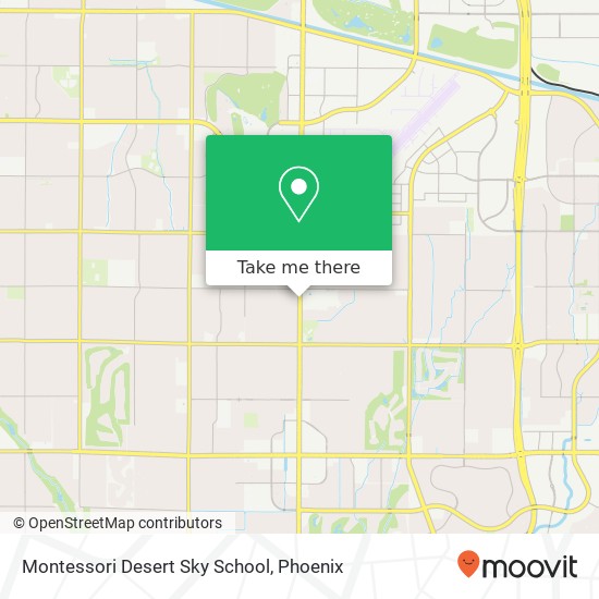 Mapa de Montessori Desert Sky School