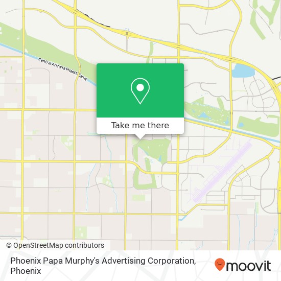 Mapa de Phoenix Papa Murphy's Advertising Corporation