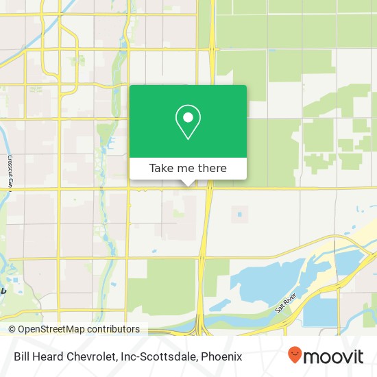 Bill Heard Chevrolet, Inc-Scottsdale map