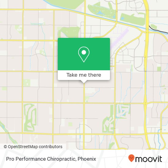 Pro Performance Chiropractic map