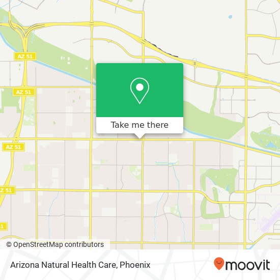 Mapa de Arizona Natural Health Care