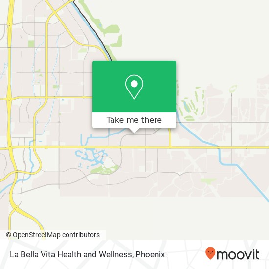 La Bella Vita Health and Wellness map