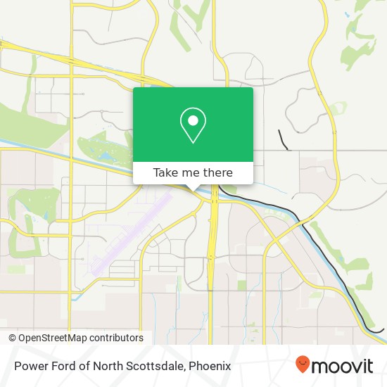 Power Ford of North Scottsdale map